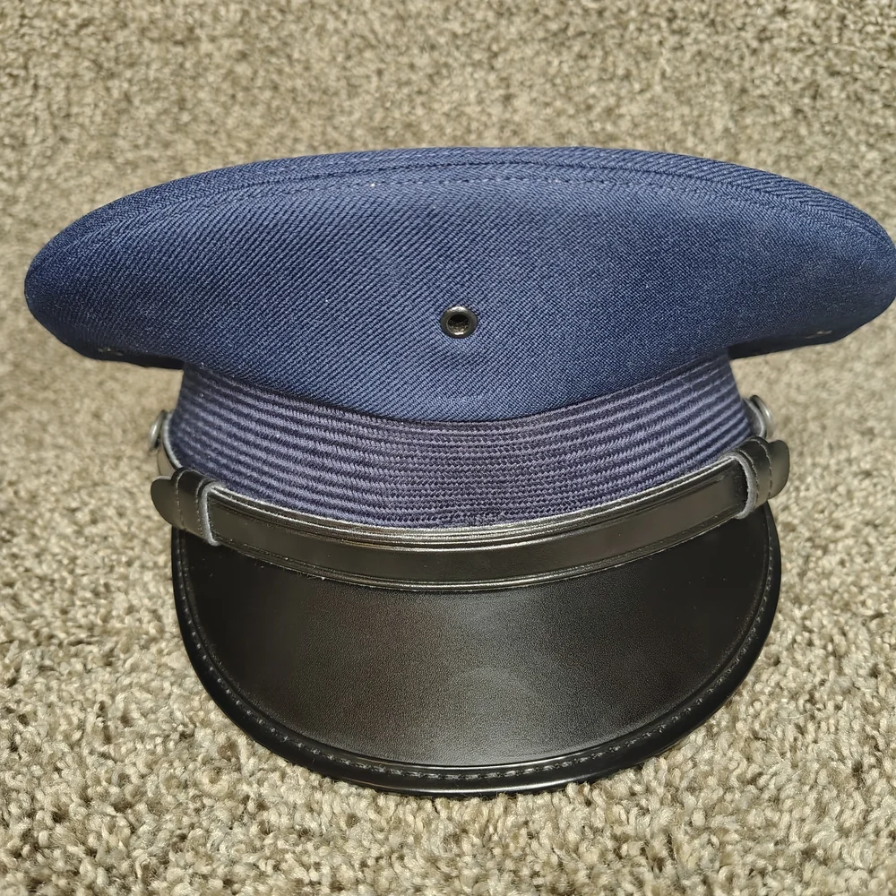 Bernard Hat Co. USAF Colorguard Srvce Cap Sz 7 1/4 US Air Force / USAFJROTC/ CAP - Picture 2 of 5